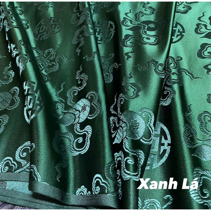 Vải gấm ba tiêu- khổ 75cm- may khăn áo hầu đồng