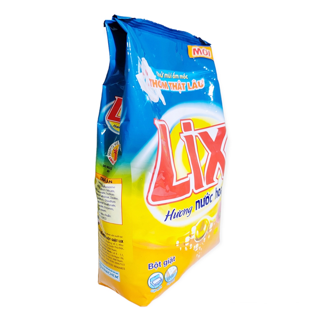 Bột Giặt Lix Đậm Đặc 800g Cho Giặt Tay Hương Nước Hoa