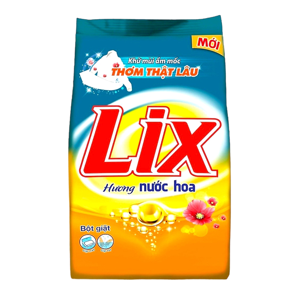Bột Giặt Lix Đậm Đặc 800g Cho Giặt Tay Hương Nước Hoa