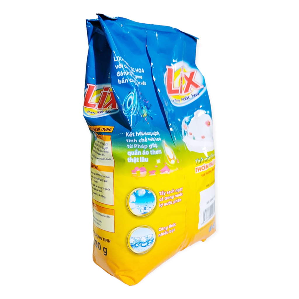 Bột Giặt Lix Đậm Đặc 800g Cho Giặt Tay Hương Nước Hoa