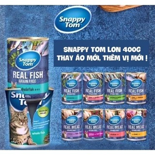 Pate mèo snappy tom vị Gà hộp 400g cho mèo lớn