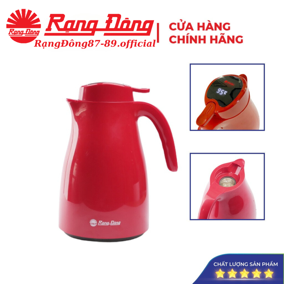 [Mã INBAU300 giảm 10% đơn 250K] Phích nước Rạng đông 1,5 lit, hiển thị nhiệt độ thông minh RD-1542 N3.E | BigBuy360 - bigbuy360.vn