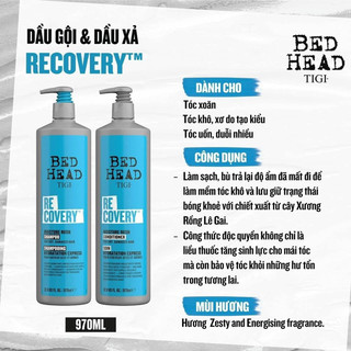 [ TIGI BED HEAD ] Cặp gội xả Tigi Bed head