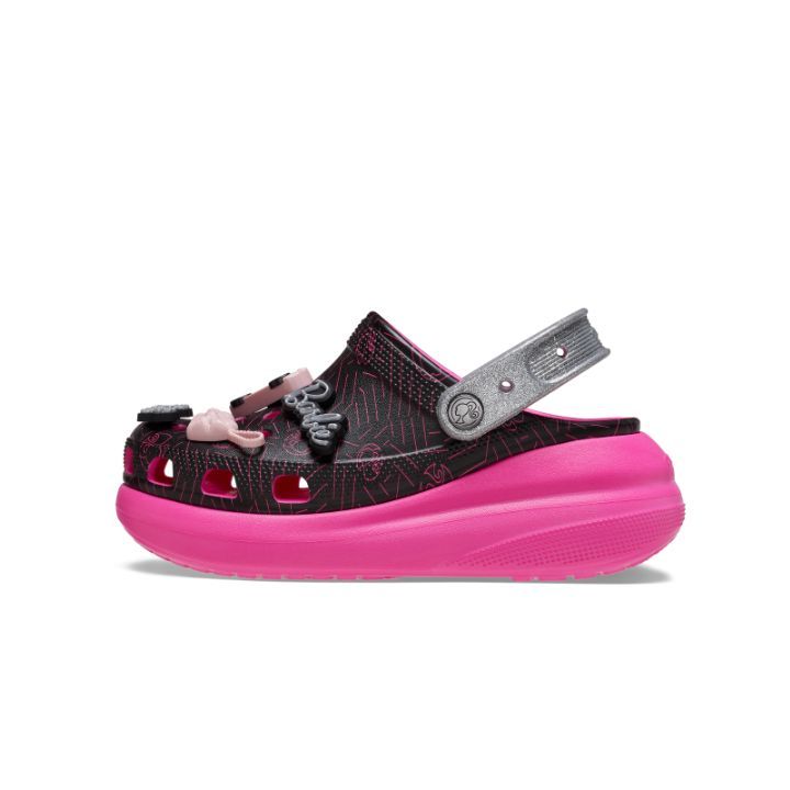 Dép Cross Nữ BARBIE ĐEN HỒNG PHỐI NHŨ tặng JIB NHƯ HÌNH- Hàng chính hãng - Sấu vui vẻ Official - CCH3