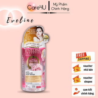  Nước tẩy trang Eveline Facemed+ trắng da tinh chất hoa hồng 400ML