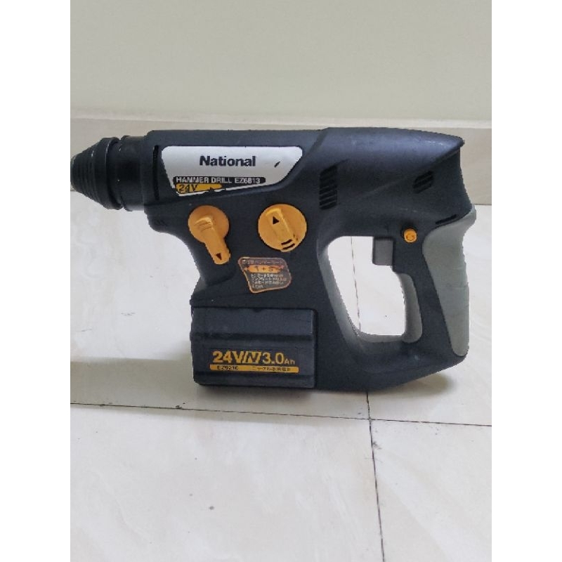 Thân máy + Vỏ Pin khoan betong National 24 volt