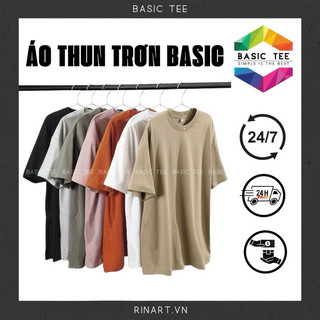 Áo thun trơn basic cotton nhiều màu