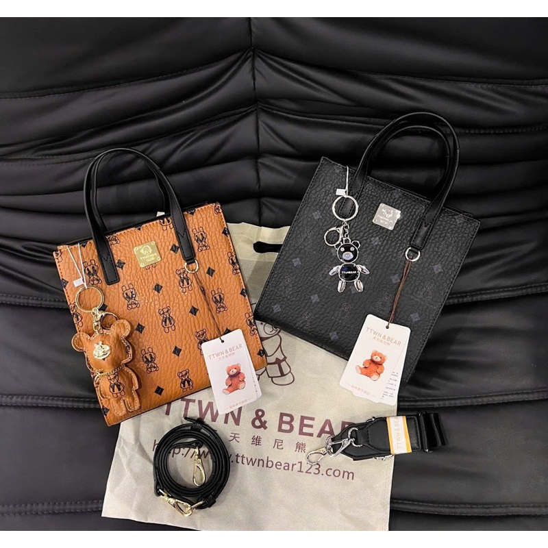 TÚI TTWN TOTE KÈM GẤU