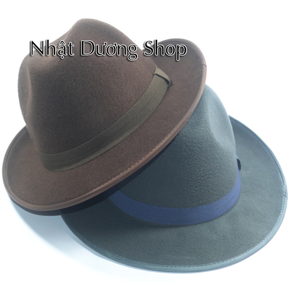 NÓN CAO BỒI MŨ PHỚT NÓN FEDORA THỜI TRANG NAM NỮ