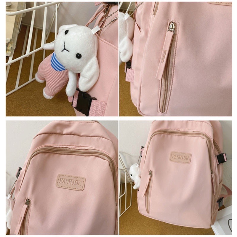 Balo, balo nữ, balo thời trang phong cách Ulzzang, Balo nam nữ chống thấm FIRSTXIU cao cấp