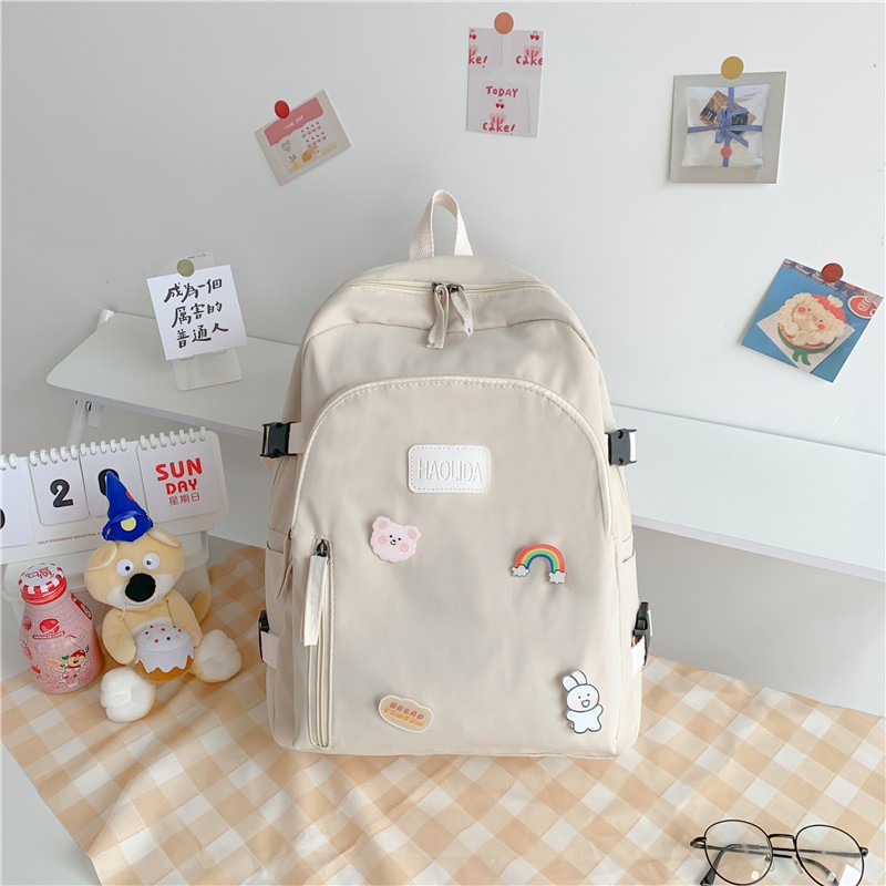 Balo, balo nữ, balo thời trang phong cách Ulzzang, Balo nam nữ chống thấm FIRSTXIU cao cấp