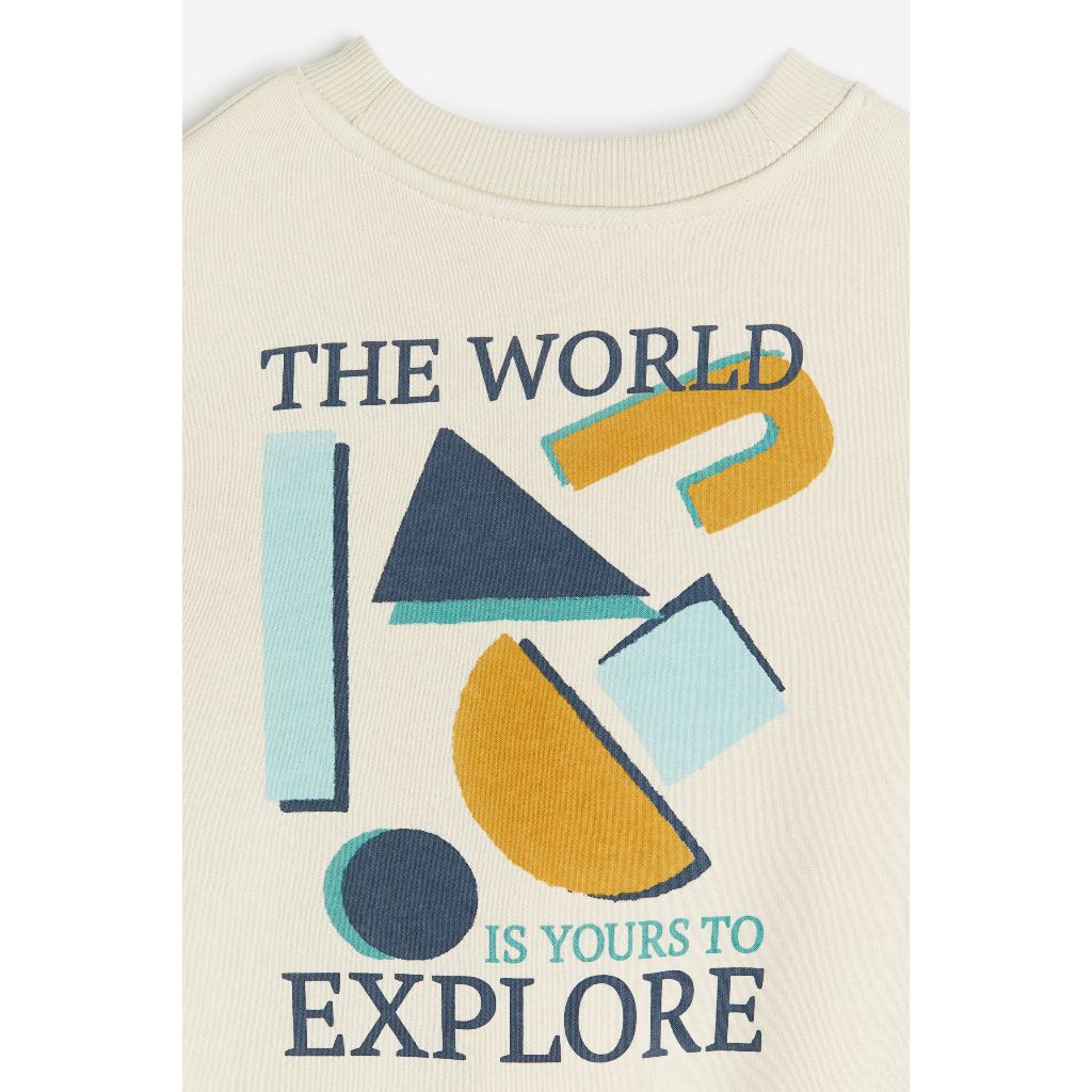 Áo nỉ thu đông bé trai HM Kid Chính hãng