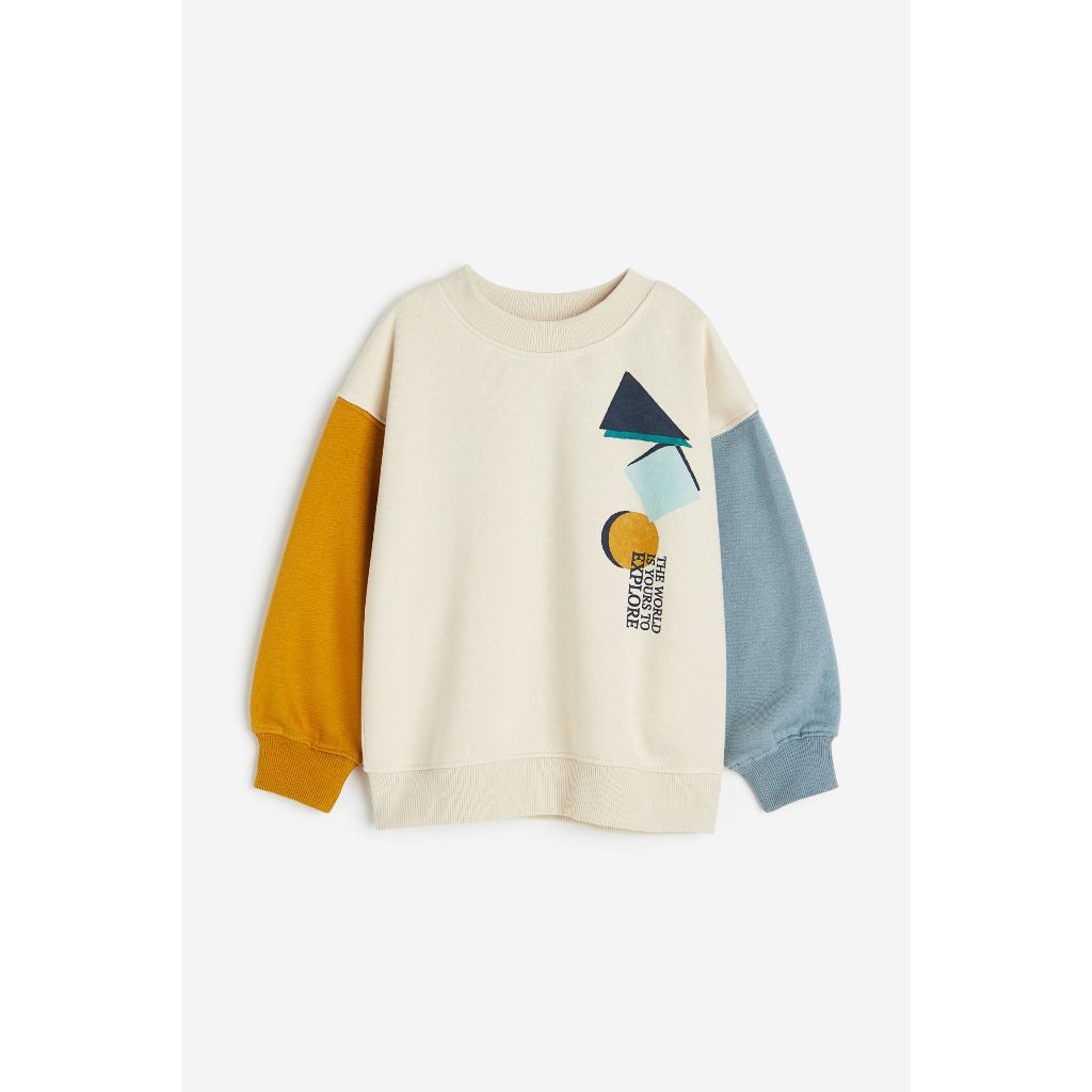 Áo nỉ thu đông bé trai HM Kid Chính hãng