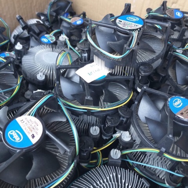 Quạt Tản Nhiệt CPU INTEL Socket 1150 1151 1155 1156 115x Zin Chính Hãng Bóc Máy Cũ