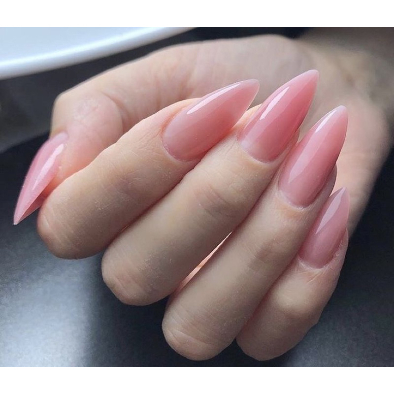 Nailbox móng úp tay thiết kế màu thạch trơn, được chọn màu