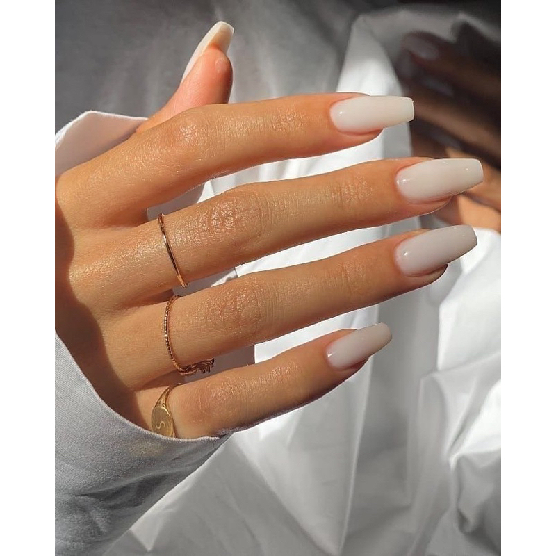 Nailbox móng úp tay thiết kế màu thạch trơn, được chọn màu