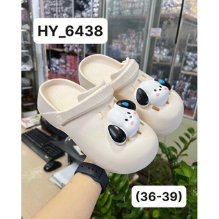 Sục nữ đế dày đục lỗ in hình Cún Hoạt Hình Phong Cách Mới Cho Nữ