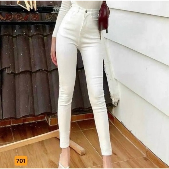 Quần jean nữ lưng cao skinny ôm dáng, quần bò nữ co giãn mẫu mới thời trang cao cấp A-T Fashion - JD701