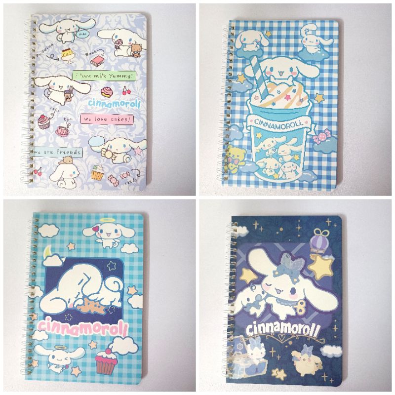 Sổ lò xo kẻ ngang A5, sổ ghi chép 120 trang hình cute siêu đáng yêu