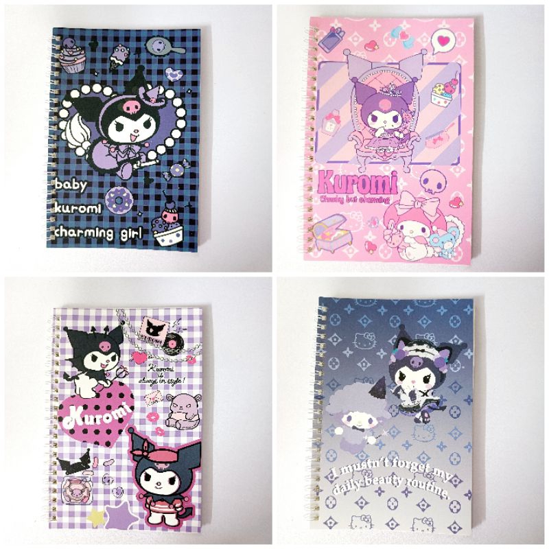 Sổ lò xo kẻ ngang A5, sổ ghi chép 120 trang hình cute siêu đáng yêu