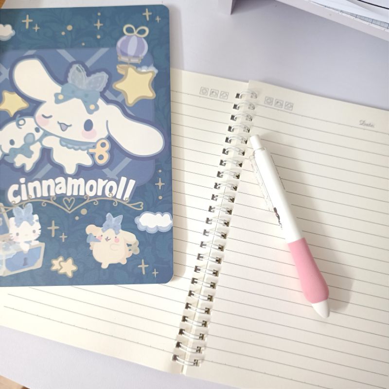 Sổ lò xo kẻ ngang A5, sổ ghi chép 120 trang hình cute siêu đáng yêu