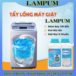 Dung dịch vệ sinh tẩy lồng máy giặt lafum làm sạch cặn bẩn lồng giặt 500ml