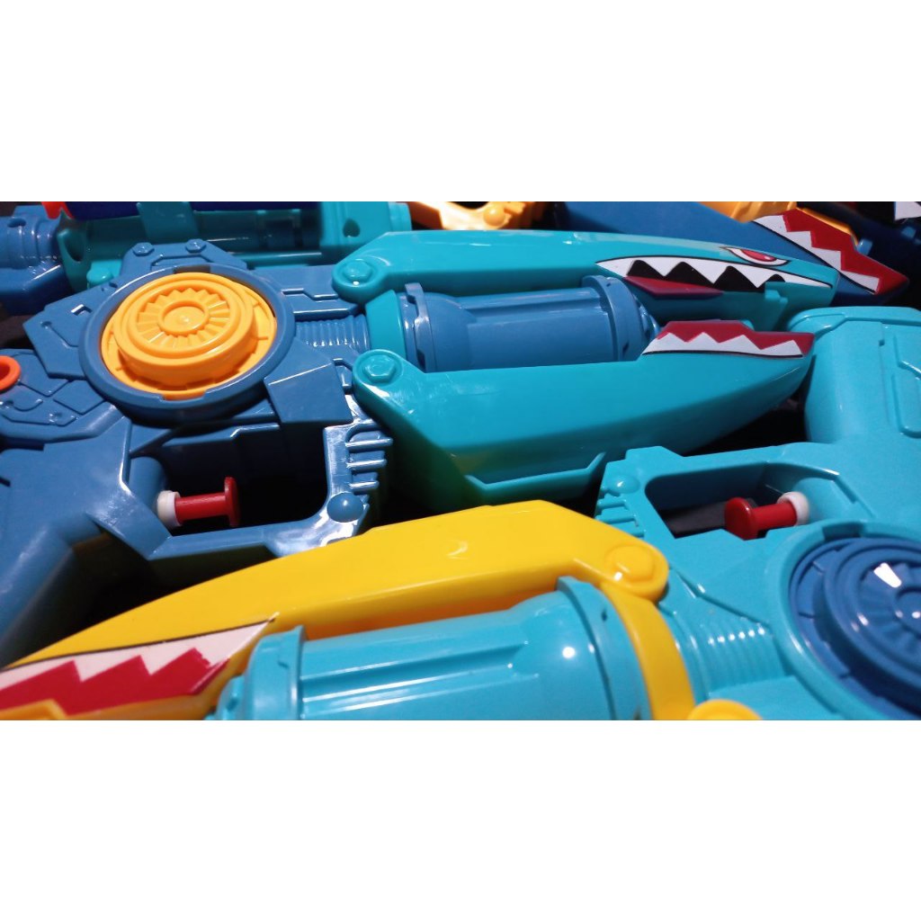 Đồ Chơi Nước 2 Trong 1, Máy Bắn Viên Xốp Và Nước, Đồ Chơi Vận Động, Mẫu Cá Mập 02207