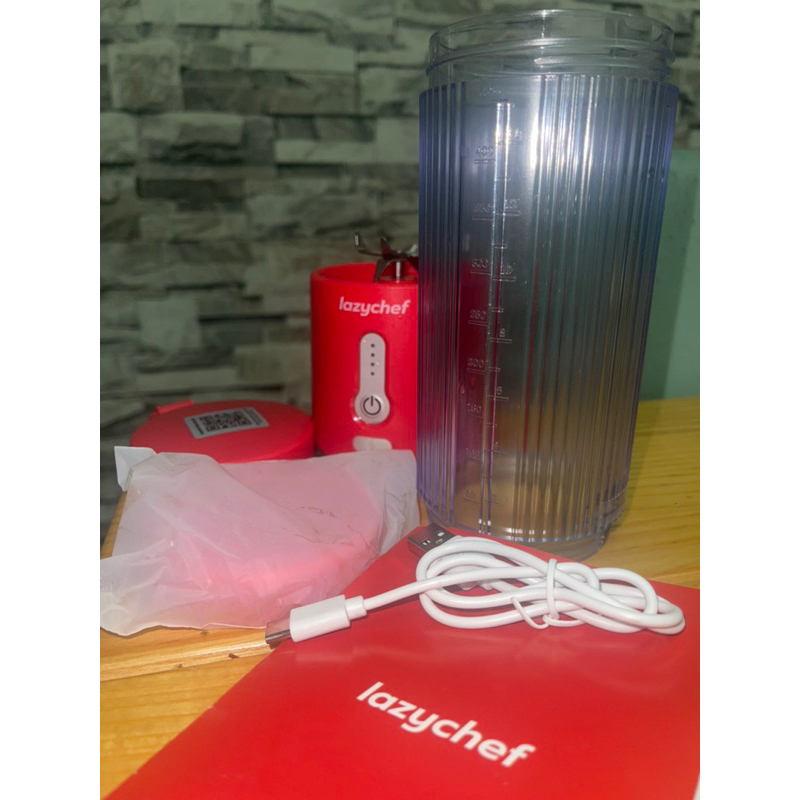 (Cũ) Máy Xay Bỏ Túi 3IN1 Lazychef - Bảo Hành Chính Hãng, Thiết Kế Tinh Tế, Chống Thấm Nước