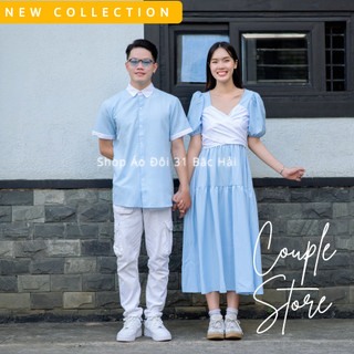 Đồ đôi nam nữ mới nhất, set đồ cặp nam nữ đồ đôi với người yêu đi chơi đi tiệc trẻ trung giá tốt
