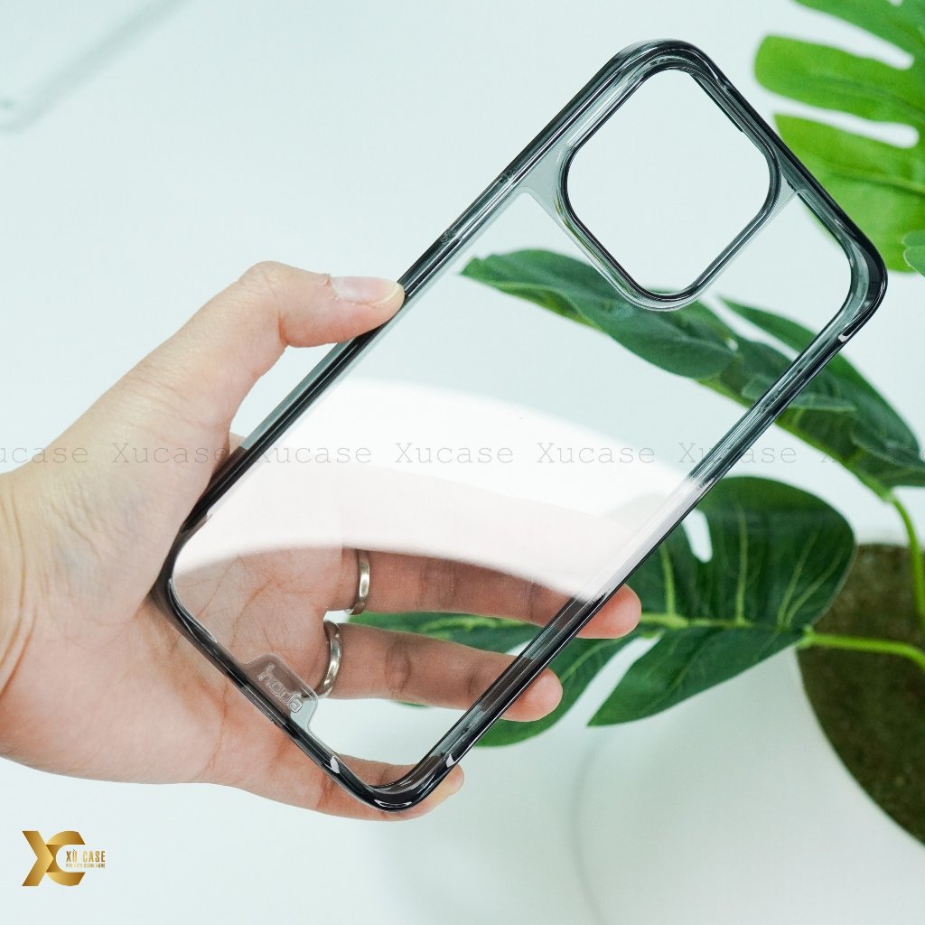 Ốp Hoda Crystal Pro  cho iP 15 pro , 15 ProMax , 14 Pro , 14 Pro Max , 13 Pro Max