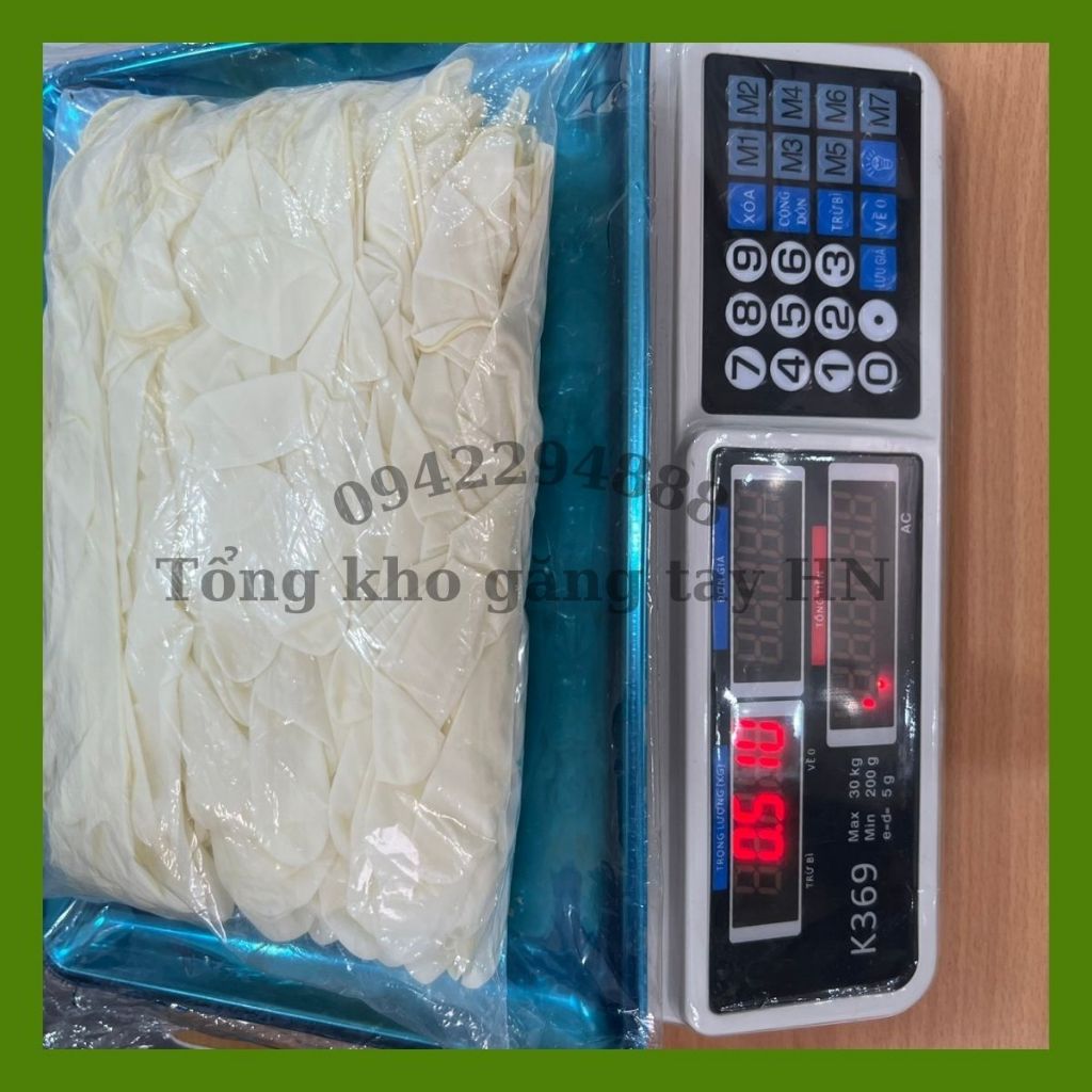 Găng tay y tế không bột và có bột bịch 100 cái, bao tay y tế bịch 100 cái hàng chính hãng nhà máy
