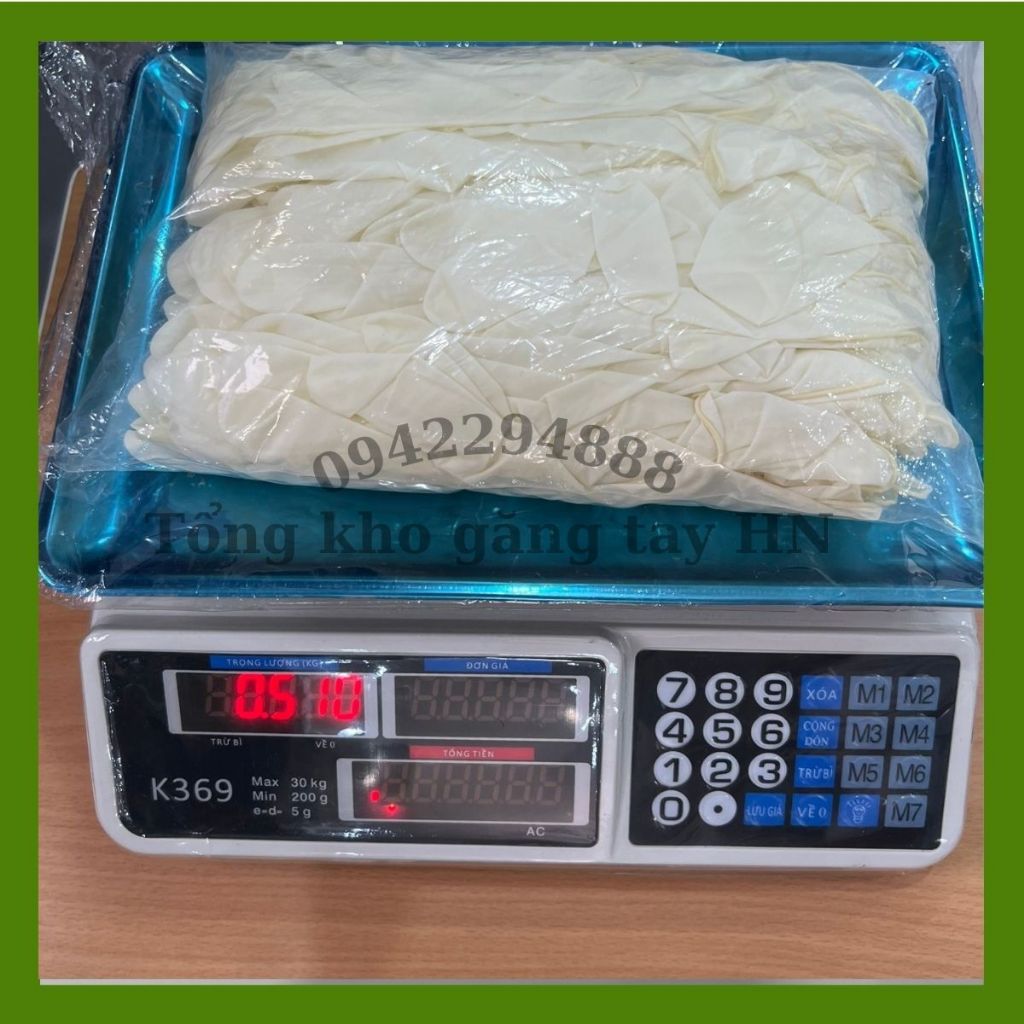 Găng tay y tế không bột và có bột bịch 100 cái, bao tay y tế bịch 100 cái hàng chính hãng nhà máy