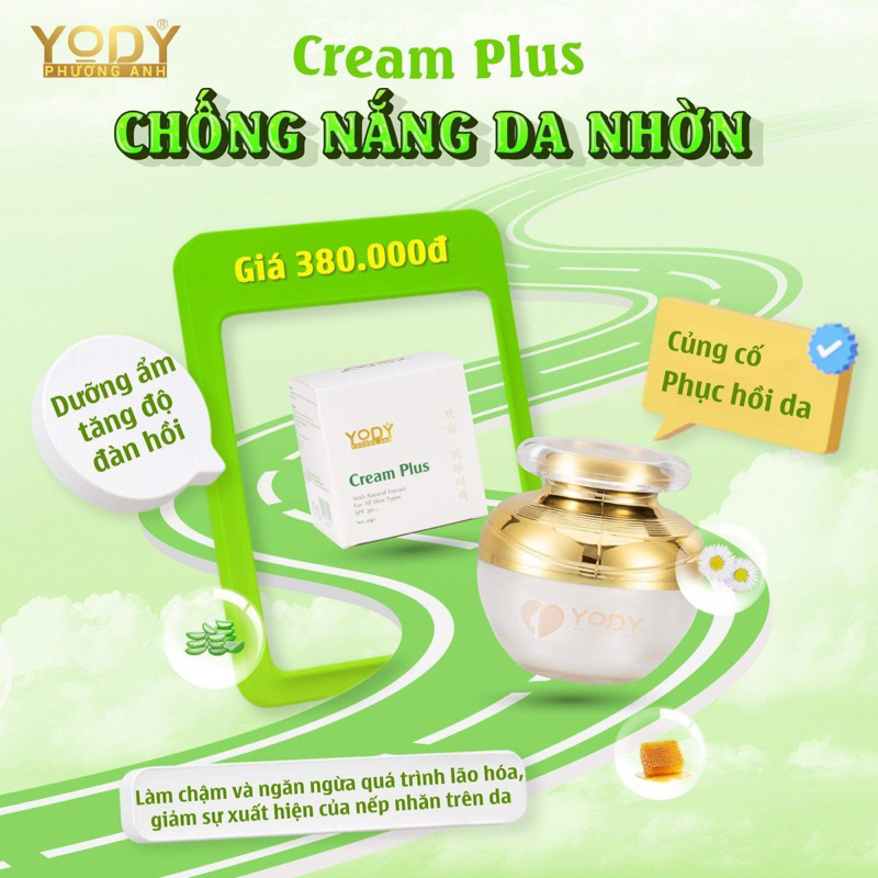 𝐊𝐞𝐦 𝐜𝐡𝐨̂́𝐧𝐠 𝐧𝐚̆́𝐧𝐠 𝐝𝐚 𝐧𝐡𝐨̛̀𝐧 𝐂𝐫𝐞𝐚𝐦 𝐩𝐥𝐮𝐬 𝐘𝐨𝐝𝐲 𝐏𝐡𝐮̛𝐨̛𝐧𝐠 𝐀𝐧𝐡