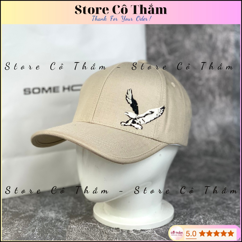 Mũ Lưỡi Trai, NÓN KẾT THÊU LOGO ĐẠI BÀNG 1 BÊN, MŨ LƯỠI TRAI CAO CẤP CHẤT VẢI DÀY CAO CẤP - STORE CÔ THẮM