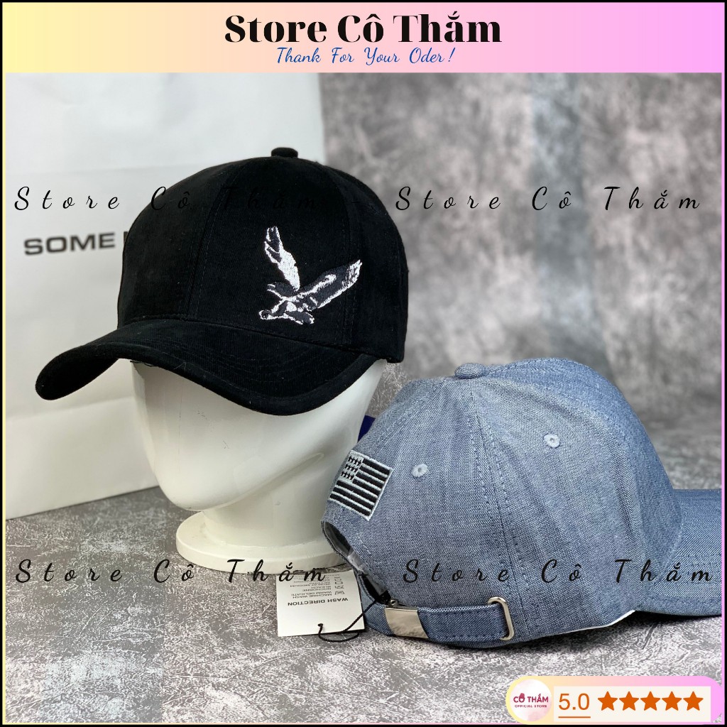 Mũ Lưỡi Trai, NÓN KẾT THÊU LOGO ĐẠI BÀNG 1 BÊN, MŨ LƯỠI TRAI CAO CẤP CHẤT VẢI DÀY CAO CẤP - STORE CÔ THẮM