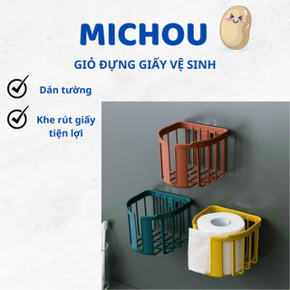Giỏ đựng giấy vệ sinh dán tường