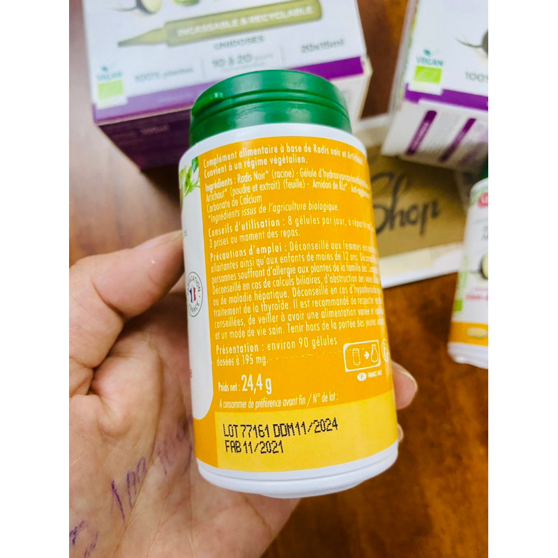 Detox bổ gan Superdiet Bien etre du Foie 20 ống Pháp