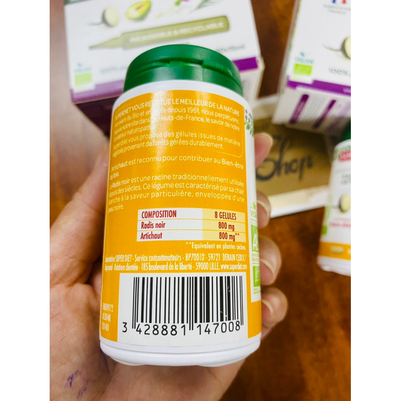 Detox bổ gan Superdiet Bien etre du Foie 20 ống Pháp