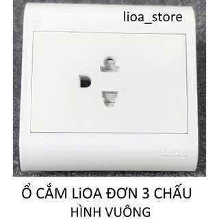 Ổ CẮM(  ĐƠN VÀ ĐÔI) 3 CHẤU VUÔNG LiOA