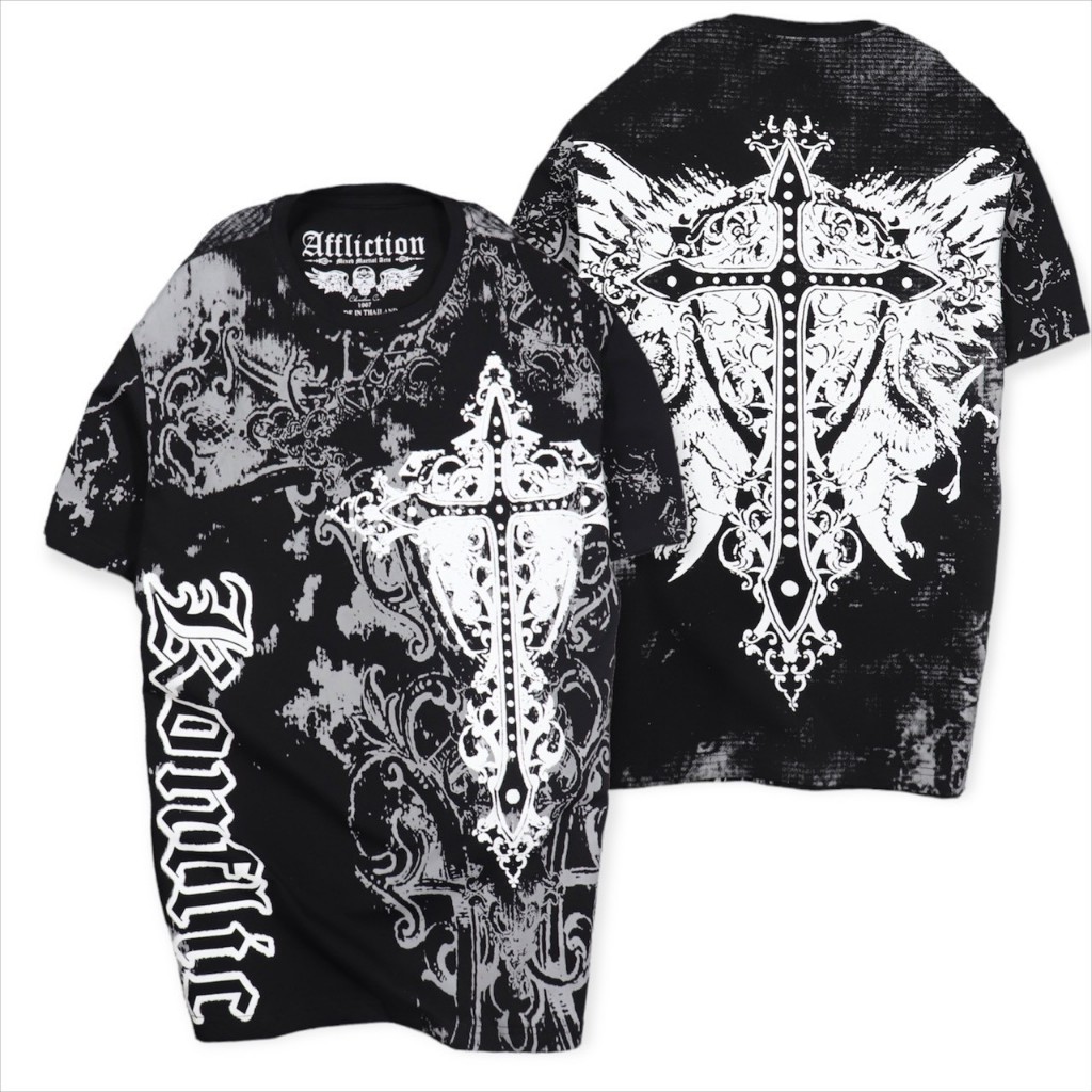 Áo thun nam ông địa AFF  cổ tròn thánh giá quát mới tay ngắn cao cấp có video review