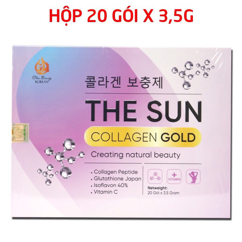 Bột uống dep đang đẹp da Collagen The Sun hop 20 gói