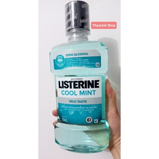 Nước Súc Miệng Listerine Zero Không Cay 750ml ( mẫu mới )