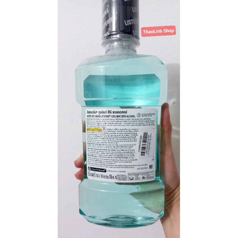 Nước Súc Miệng Listerine Zero Không Cay 750ml
