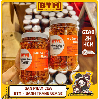 Muối tép hành độc quyền đậm vị hũ 200gr - bánh tráng btm