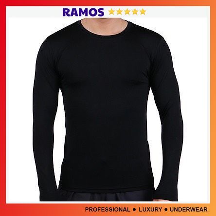 Áo Giữ Nhiệt Nam - Áo Dài Tay Nam Body Bóng Đá Co Dãn 2 Chiều - RAMOS