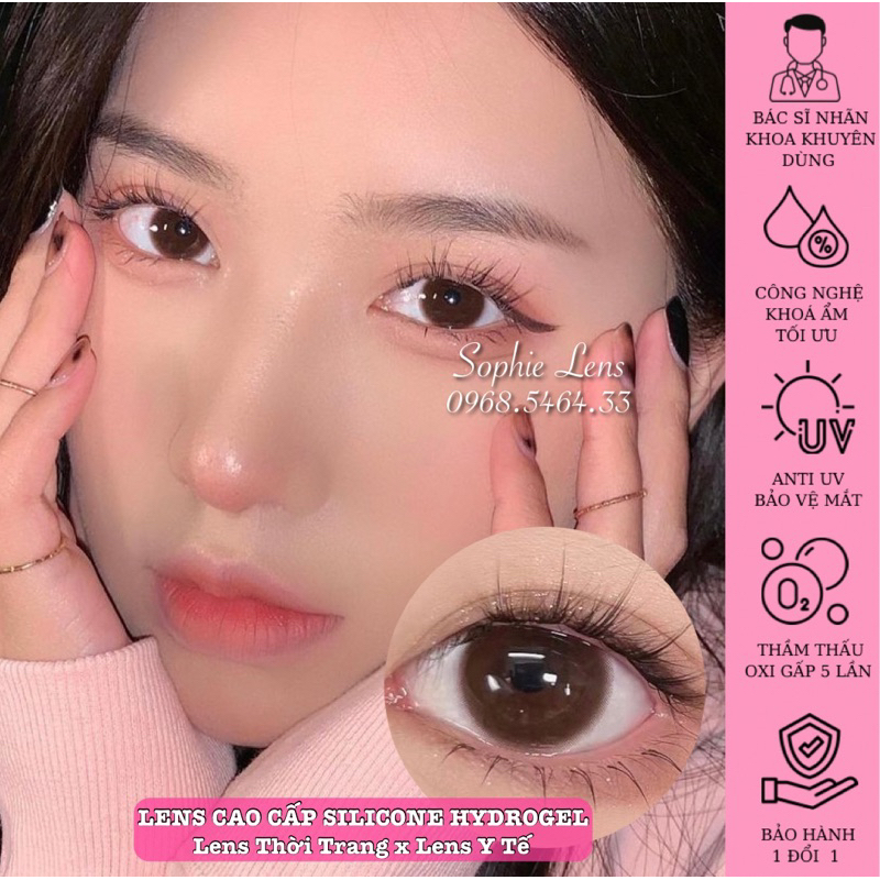 mẫu delwyn brown cận 0-8 độ