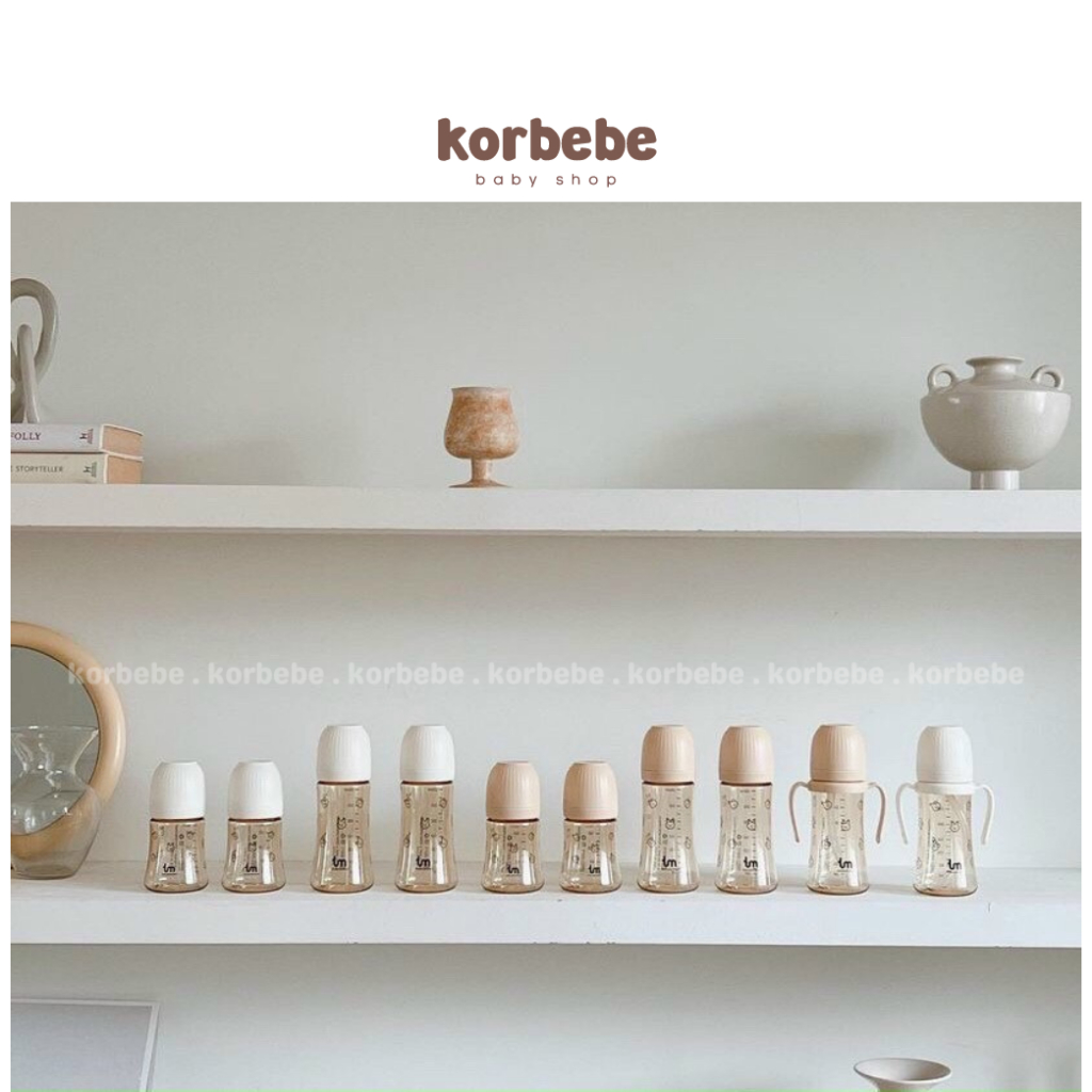 Bình sữa Tovi and Molly hình thỏ Hàn Quốc cho bé 180ml/280ml