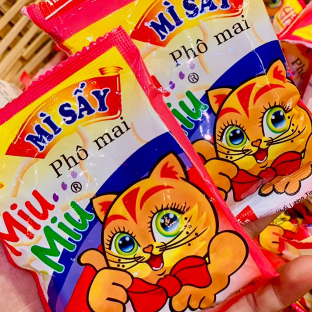 Mì Sấy Phô Mai Tuổi Thở Miumiu Ăn Vặt Tiểu Muội
