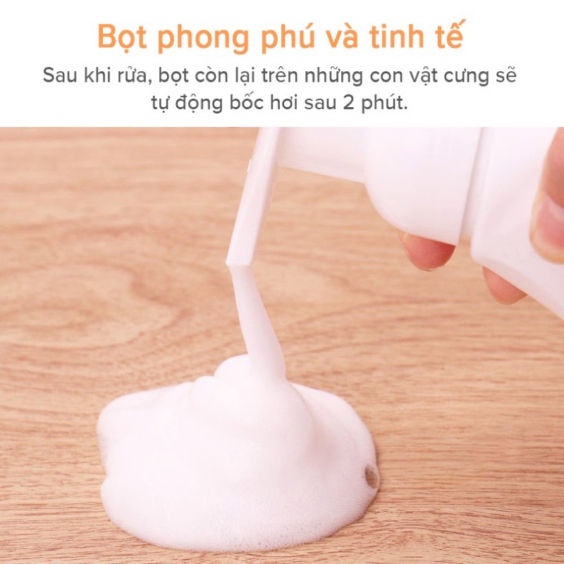 Sữa tắm khô thương hiệu Borammy 400ml cho thú cưng