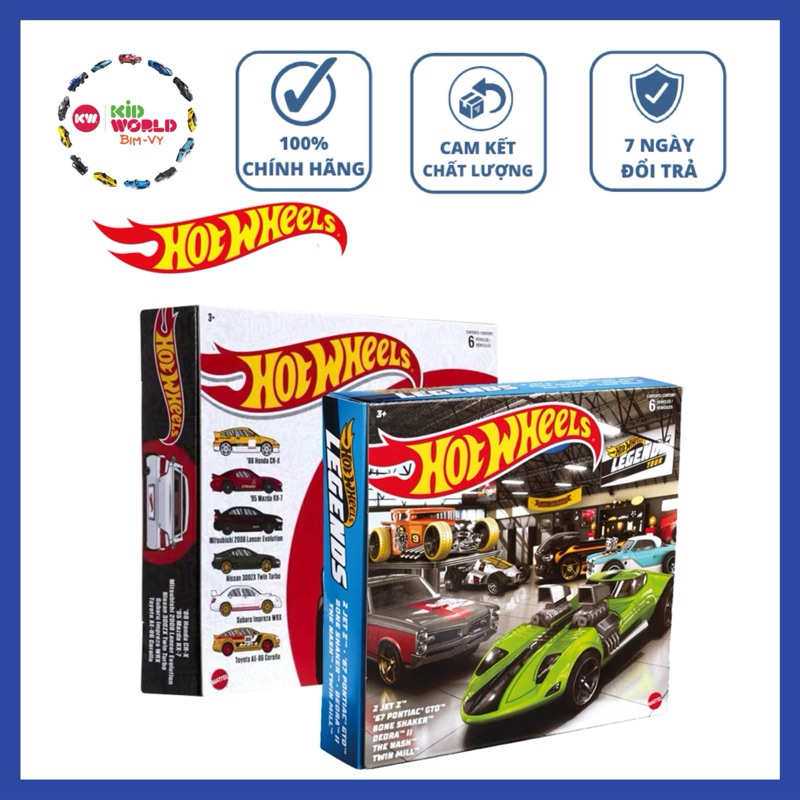 Xe mô hình Hot Wheels Collection Themed Six-Pack.